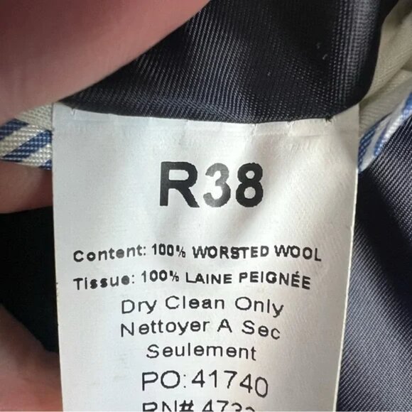 Tommy Hilfiger Wool Sports Jacket Blazer Size 38R - Picture 10 of 10